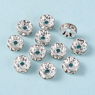 Middle East Rhinestone Spacer Beads X-RSB038NF-01-1