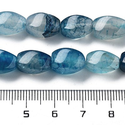 Natural Dragon Veins Agate Beads Strands G-G172-01U-1