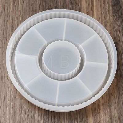 Flat Round DIY Storage Dish Silicone Molds DIY-F148-01-1