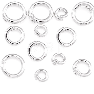 12Pcs 3 Styles Brass Open Jump Rings KK-TA0008-82P-1
