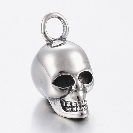 304 Stainless Steel Pendants STAS-F150-027AS-1
