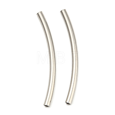 Non-Tarnish 304 Stainless Steel Tube Beads STAS-B047-27J-P-1