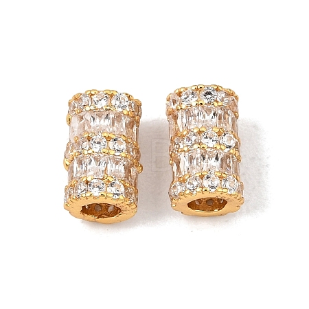 925 Sterling Silver Micro Pave Clear Cubic Zirconia Beads SE-CBAF1B2-16D-G-1