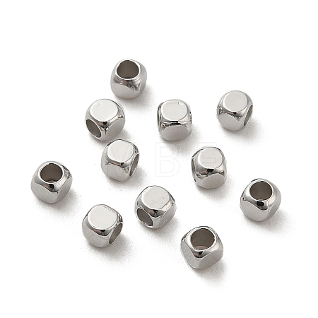 Brass Spacer Beads KK-P249-01A-P-1