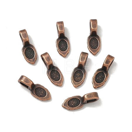 Tibetan Style Pendant Bails X-RAB3357Y-1