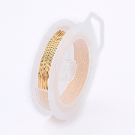 Round Copper Wire for Jewelry Making CWIR-WH0001-0.25mm-07-1