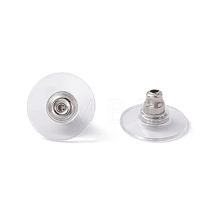 304 Stainless Steel Bullet Clutch Earring Backs STAS-I016-1