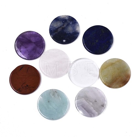Natural Mixed Gemstone Cabochons G-N0326-60B-1