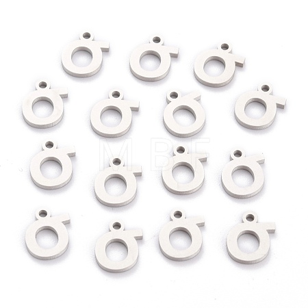 Non-Tarnish 304 Stainless Steel Pendants STAS-F267-10S-P-1
