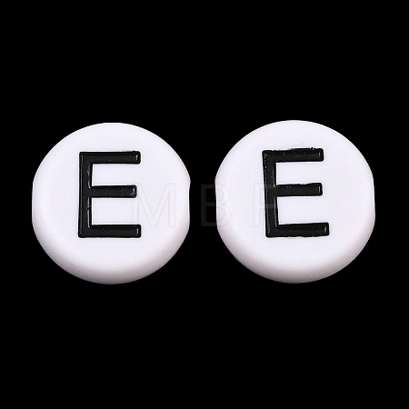 Opaque Acrylic European Beads AC-CBA3BDD-01E-1