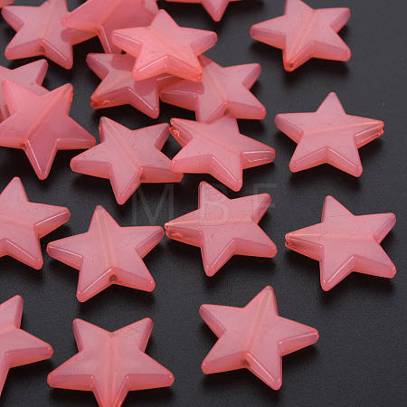Imitation Jelly Acrylic Beads MACR-S373-90-E03-1