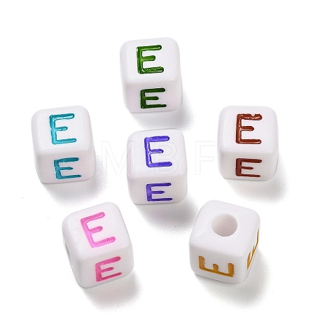 Opaque Acrylic Beads OACR-I022-01E-1