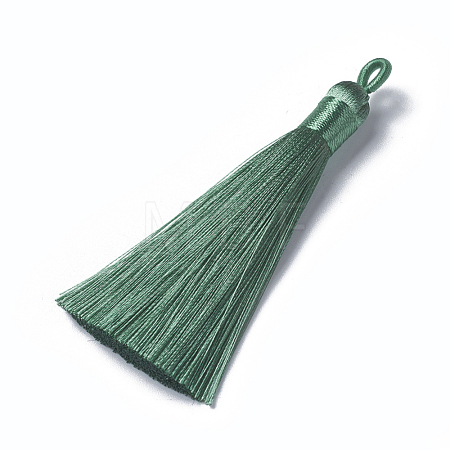 Polyester Tassel Pendants FIND-I009-B11-1