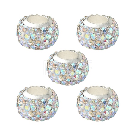 304 Stainless Steel European Beads CPDL-YW0001-01-1