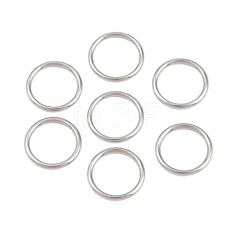 304 Stainless Steel Closed Jump Rings STAS-G393-06P-18-1