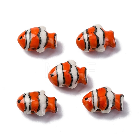 Handmade Porcelain Beads PORC-R002-01F-1