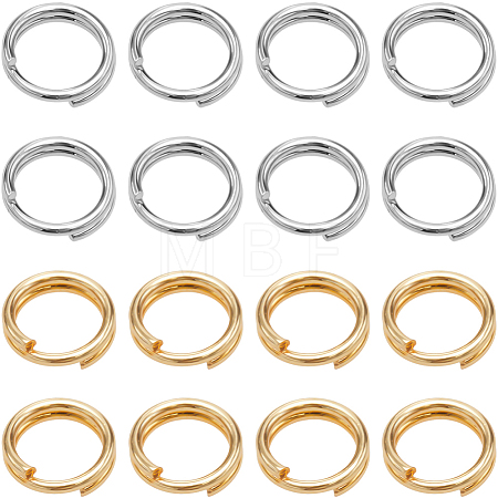 2 Colors 304 Stainless Steel Split Rings STAS-SC0009-25D-1