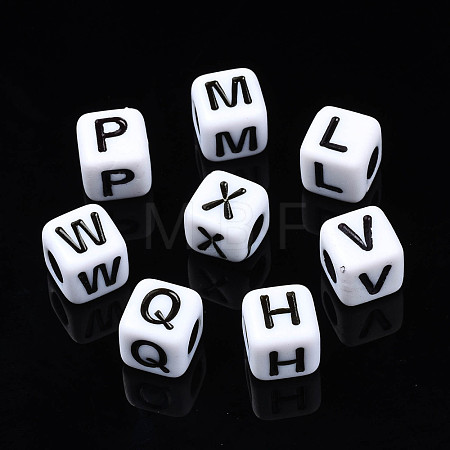 Opaque Acrylic Beads SACR-S273-35E-01-1