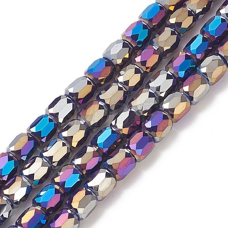 AB Color Plated Glass Beads GLAA-F108-12B-03-1