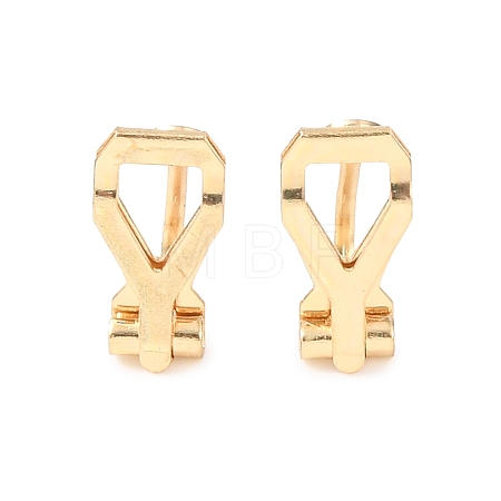 316 Surgical Stainless Steel Clip-on Earring Findings STAS-P397-02G-1