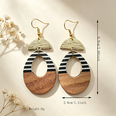 Alloy Dangle Earrings WG0EF18-02-1