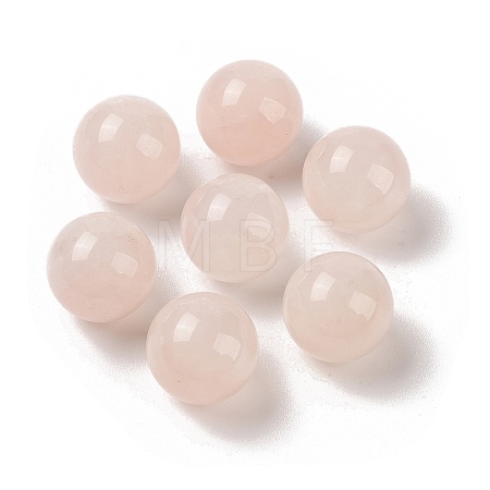 Natural Rose Quartz No Hole Sphere Beads G-K353-04D-01-1