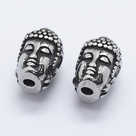 316 Surgical Stainless Steel Beads STAS-O102-09AS-1