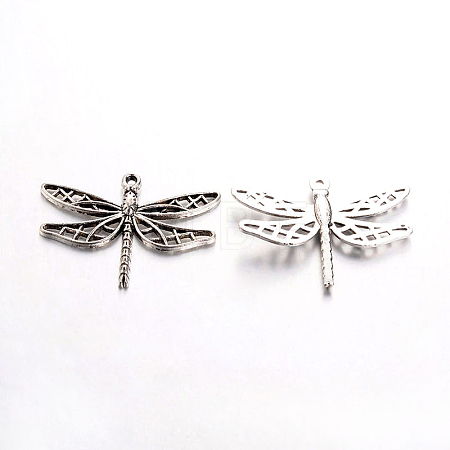 Tibetan Style Alloy Pendants X-TIBEP-A12-3725-AS-LF-1