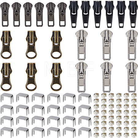 Alloy Replacement Zipper Sliders DIY-GF0009-31-1