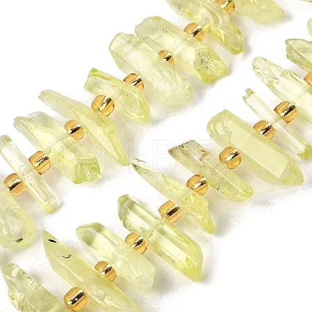 Natural Quartz Crystal Beads Strands G-F800-E12-1