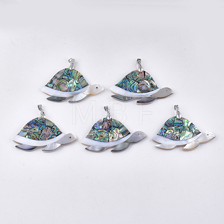 Mixed Shell Pendants SHEL-S275-17-1
