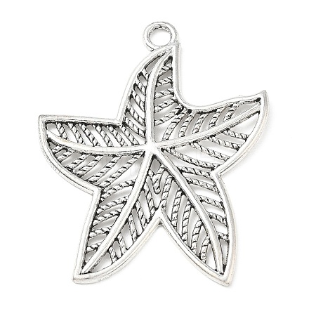 Tibetan Style Alloy Big Pendants AL-CBACA42-02AS-1