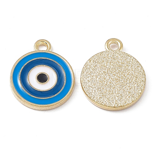 Alloy Enamel Pendants ENAM-C008-06KCG-1