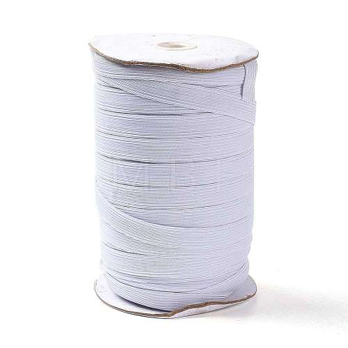 (Defective Closeout Sale: Spool was Yellowing) Flat Braided Elastic Rope Cord EC-XCP0001-27A-1