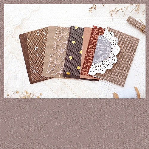 10 Sheets Invitation Card Scrapbook Paper Pad PW-WG50F15-05-1