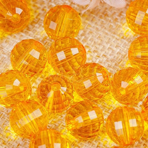 Transparent Acrylic Beads TACR-NH0001-E-04-1