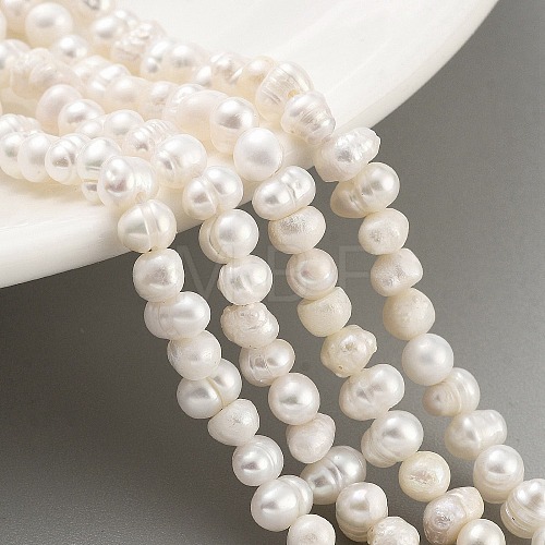 Natural Cultured Freshwater Pearl Beads Strands PEAR-C003-08B-1