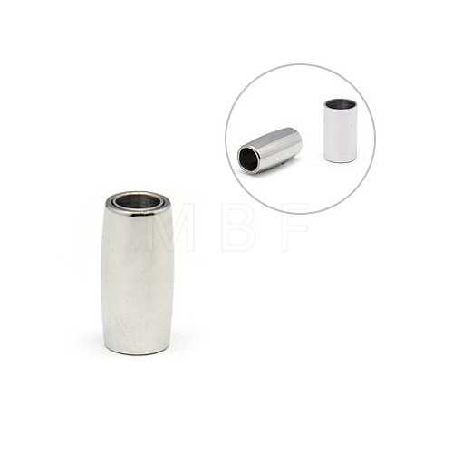 304 Stainless Steel Magnetic Clasps X-STAS-E049-10-1