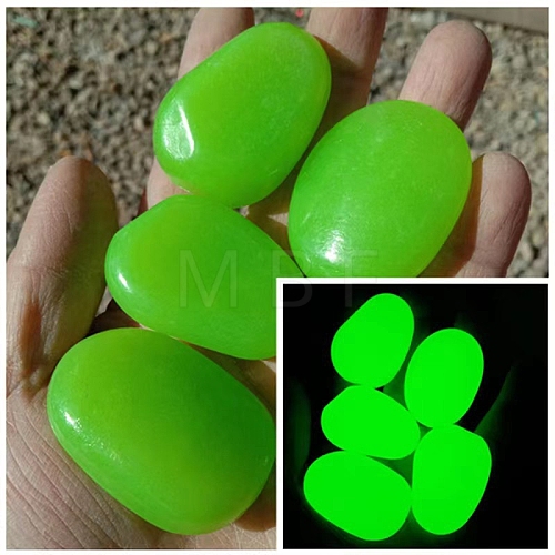 Resin Imitation Luminous Stone Display Decoration PW-WG93589-07-1