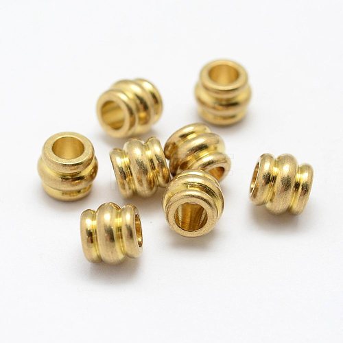 Brass Beads KK-P095-42-1