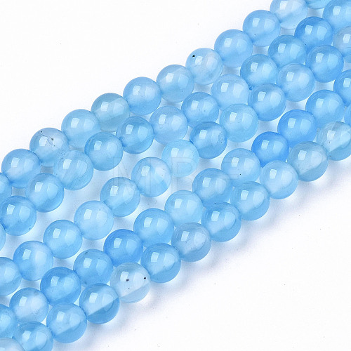 Natural Agate Beads Strands G-S359-241A-1