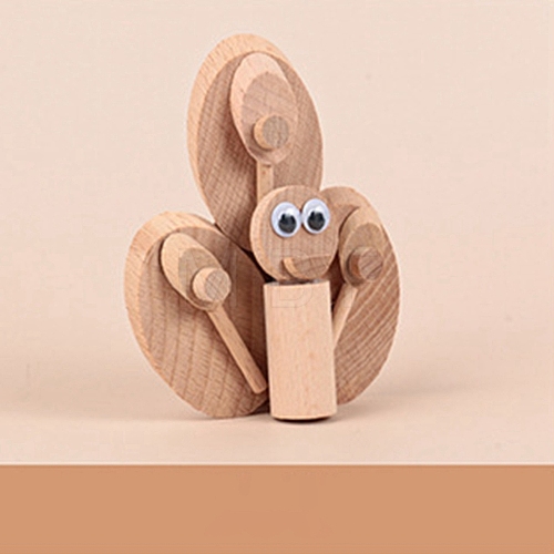DIY Woodwork 3D Peacock Animal Wood Chip Tree Branch Material Pack DIY-C024-03-1