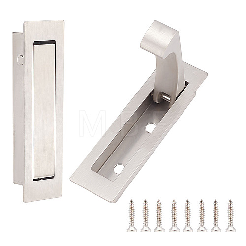 304 Stainless Steel Pocket Door Pull Handle STAS-WH0044-15P-1