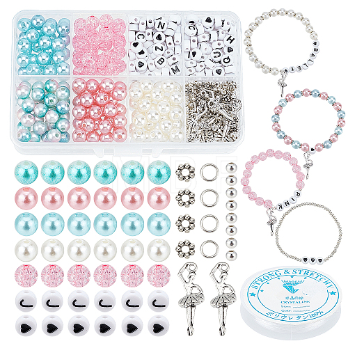   DIY Imitation Pearl Bracelet Making Kits DIY-PH0008-83-1