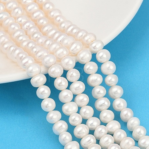 Natural Cultured Freshwater Pearl Beads Strands PEAR-I007-07Y-03A-1