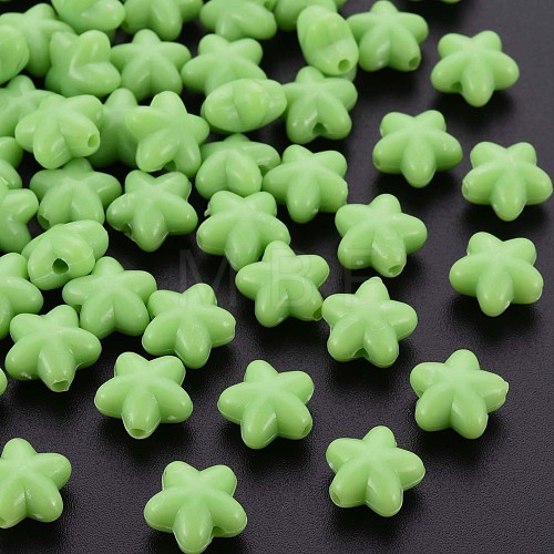 Opaque Acrylic Beads MACR-S373-26-A05-1