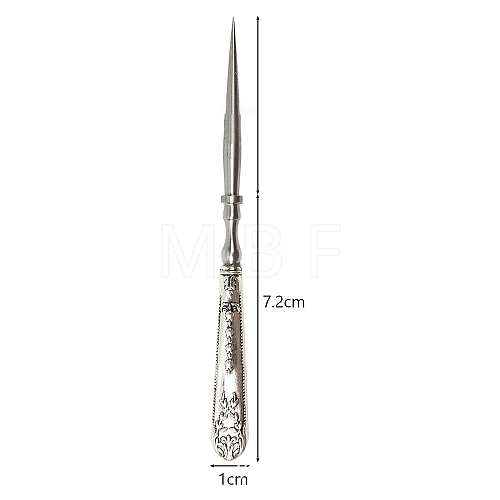 Zinc Alloy Awl Pricker Sewing Tool PW-WG27788-02-1