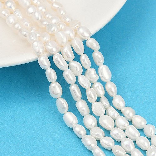 Natural Cultured Freshwater Pearl Beads Strands PEAR-P064-20H-06A-1