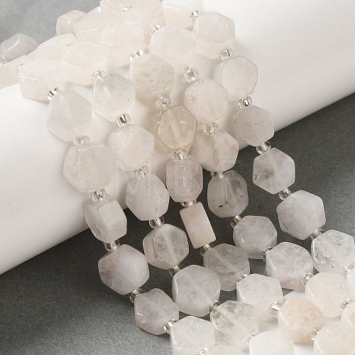 Natural Rainbow Moonstone Beads Strands G-P534-A06-01-1