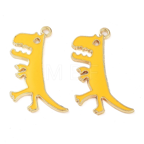 Rack Plating Alloy Enamel Pendants FIND-Q099-01G-03-1